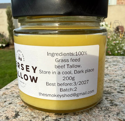 Jersey Grass-Fed Beef Tallow 200g